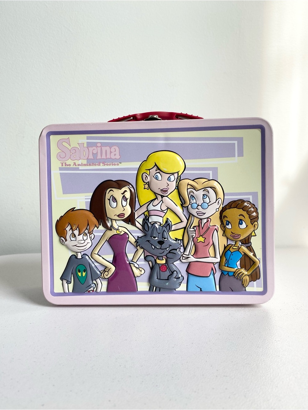 Vintage Sabrina The Animated Series Embossed Tin Lunchbox